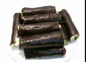 Raw And Vegan Sushi Rolls With Sweet Date Sauce