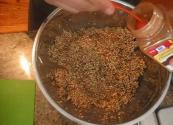Raw Apple Cinnamon Granola Part 1-  Making The Base Mixture And Apple Cinnamon Mixture 