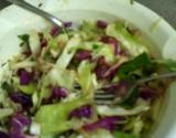 Raw Cabbage Greens Oriental Style