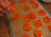 Raw Barbecue Sweet Potato Chips With Barbecue Spices