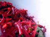 Beet And Ginger Salad With Lemon And Honey Dressing