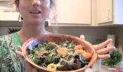 Raw Organic Detox Salad For Weight Loss Diet 
