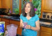 Blended Raw Fruit Protein Shake