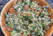 Raw Fried And Spanish Rice