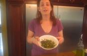 Raw Vegan Collard Green Salad