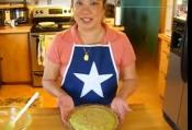 Baked Pecan And Avocado Pie With Toasted Pecan Crust