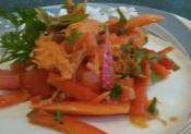 Red Bell Pepper And Carrot Salad