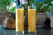 Rum Coconut Mango Cocktail