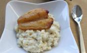 Rice Pudding With Roasted Pear