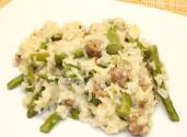 Basmati Rice With Asparagus And Sausage