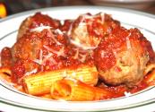 Rigatoni With Meatballs