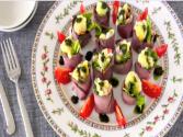 Roast Beef And Mashed Potato Salad Roll-ups
