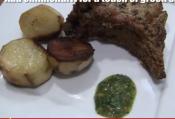 Roasted Pork Rib With Baked Potatoes
