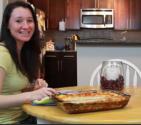 Roasted Bell Pepper Spinach And Pesto Lasagna