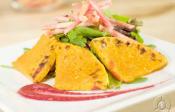 Butternut Squash Roast Salad With Cranberry Vinaigrette