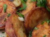 Roasted New Potatoes With Maple Bacon Dressing And A Maple Basil Vinaigrette