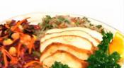 Roasted Orange Chipotle Chicken With Mung Bean Noodles