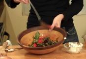 Organic Roasted Beet Salad With Goat Cheese