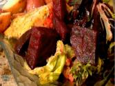 Roasted Salmon Filets With Baby Beets, And Cold Potato Salad - Charmed With The Kitchen Witch