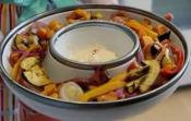 Roasted Veggies And Dip