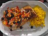 Rockfish With Blueberry Salsa