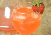 Moroccan Rose Water And Strawberry Lemonade