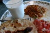 Sabudana Khichdi With Corn Bread