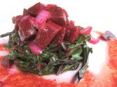 Salad With Raspberry Sauce