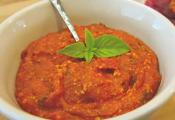 Salami Chips & Marinara Dip