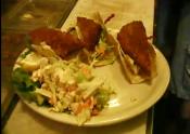 Sage Salmon With Caesar Salad