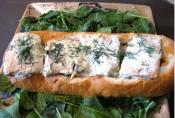 Salmon Cream Cheese Filled Bread