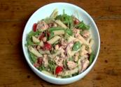 Salmon Pasta Salad With Veggies