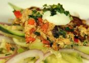 Salmon Cakes With Asian Salad