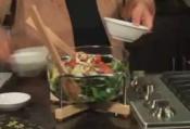 Healthy Salmon Salad With Lemon Tea Dressing