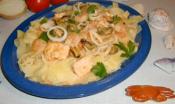 Spaghetti Cooked With Seafood 