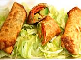Smoked Salmon And Avocado Egg Rolls 