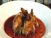 Stuffed Quail Made With Dorot Herbs