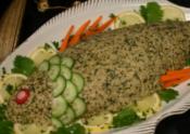 Tilapia With Jalapeno Pine Nut Sauce