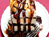 Snickers Ice Cream Sandwich Cake