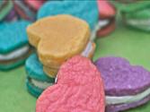 Cream Cheese Sugar Cookies- Heart Sandwich Cookies