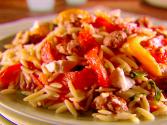 Sausage And Peppers And Tomatoes