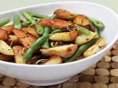 Sautéed Haricots Verts With Baby Red Potatoes And Lemon Zest