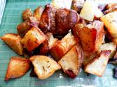 Sautéed Potatoes And Onions In Soy Sauce