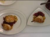 Scallops, Griddle Cakes And Onion Confit