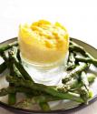 Mark Hix's Scrambled Rhea Egg In Shell With Asparagus Soldiers
