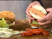 Grilled Salmon Burgers And Spicy Crab Cakes