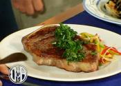 Seafood Paella And New York Strip Steak