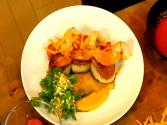 Seafood And Dorot Herbs