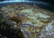 Blackened Prime Rib In A Caste Iron Skillet