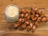 Seasoned Bacon Wrapped Oven Chips